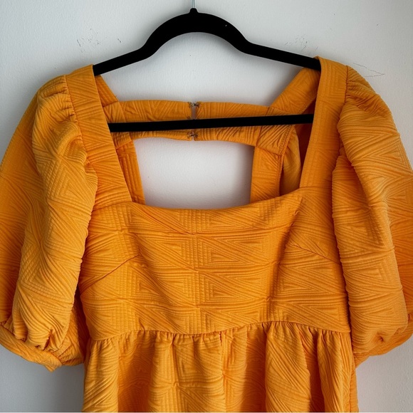 FREE PEOPLE Violet Puff Mini Dress - Picture 3 of 6